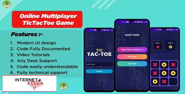 15378-Multi Player Tic Tac Toe Game using Firebase Realtime Database v1.0