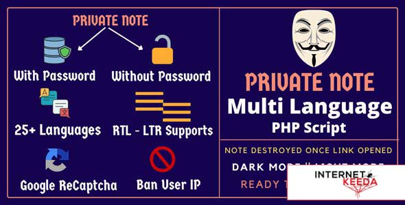 15416-Privy v1.0 - Private Note Multi Language PHP Script