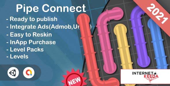 15460-Pipe Connect (Unity Game+Admob+iOS+Android)