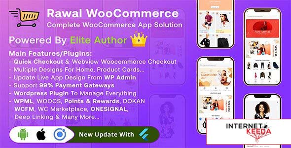 15567-Rawal v3.1.0 - Ionic Woocommerce & Flutter Woocommerce Full Mobile Application Solution with S