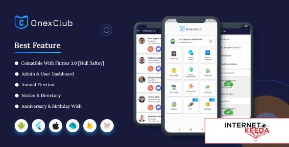 15659-Onex Club multi-purpose Flutter App v1.0