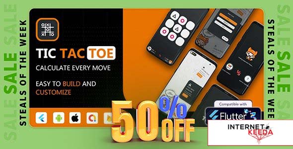 15703-Tic Tac Toe v1.0.4 - The Classic Flutter Tic Tac Toe Game