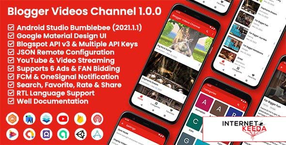 15726-Blogger Videos Channel v1.0.0 - Blogger API v3