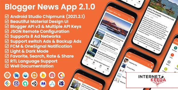 15739-Blogger News App v2.1.0 - Blogger API v3