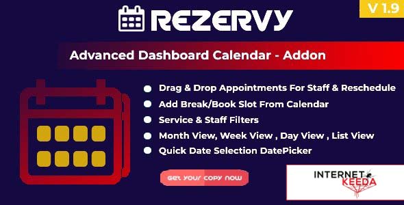 15774-Rezervy - Drag & Drop, Month, Week, Day , List View & Filters Appointments Calendar (Add-On) v