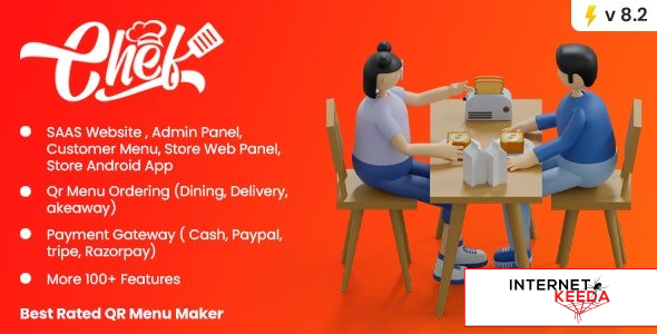 15779-CHEF v8.2 - SaaS - Contactless Multi-restaurant QR Menu Maker