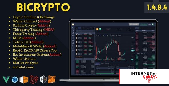 15847-Bicrypto v1.4.8.5.4 - Crypto Trading Platform, Exchanges, KYC, Charting Library, Wallets, Bina