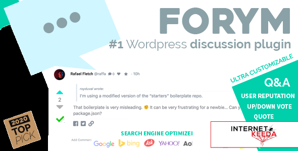 15863-Forym v1.5.8 - Modern Discussion Forum for Wordpress