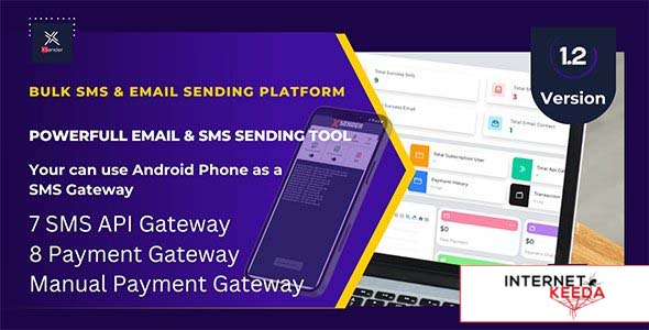 15940-XSender v1.2 - Bulk Email and SMS Sending Application by PHP Laravel - 