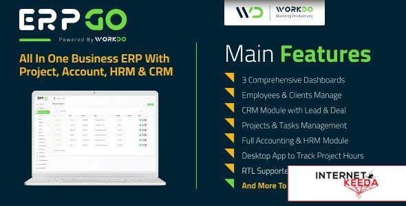 16009-ERPGo v3.3 - All In One Business ERP With Project, Account, HRM, CRM & POS - 