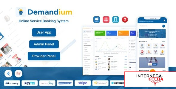 16408-Demandium v1.1 - Multi Provider On Demand, Handyman, Home service App with admin panel - nulle