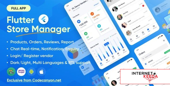 16553-Flutter Store Manager v1.6.0 - App For Vendors Wordpress & Woocommerce