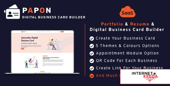 16599-Papon v1.1 - Digital Business Card Builder SaaS