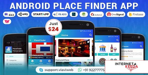 16604-Android Place Finder (Near Me,Tourist Guide,City Guide,Explore Location, Admob with GDPR) v1.9