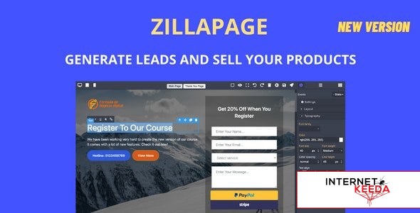 16616-Zillapage v1.1.9 - Landing page and Ecommerce builder - 