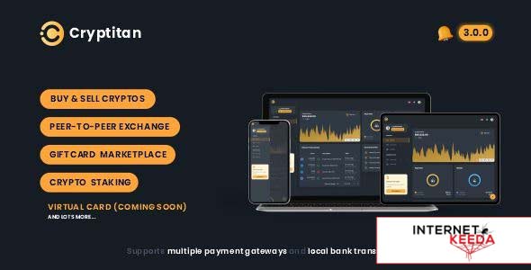 16721-Cryptitan v3.0.0 - Multi-featured Crypto Software & Digital Marketplace