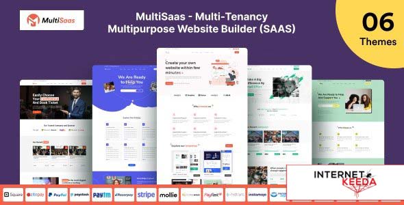 16886-MultiSaas v1.0.2 - Multi-Tenancy Multipurpose Website Builder (Saas)