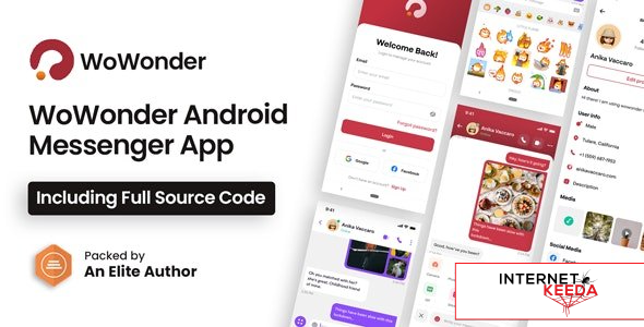 16906-WoWonder Android Messenger v4.6 - Mobile Application for WoWonder Social Script