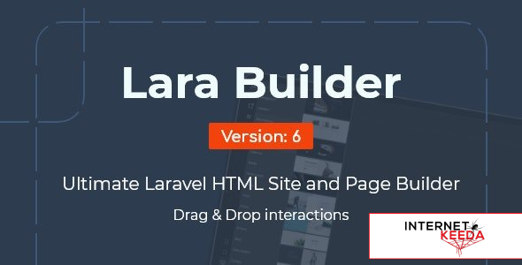 16911-LaraBuilder v6.4.0 - Laravel Drag&Drop SaaS HTML site builder