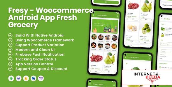 16942-Fresy v2.0 - Woocommerce Android App Fresh Grocery