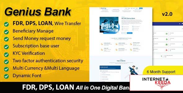 17124-Genius Bank v2.1 - All in One Digital Banking System - 