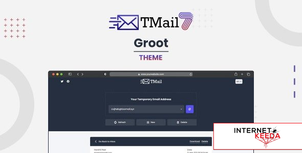 17340-Groot v1.8 - Theme for TMail - Multi Domain Temporary Email System