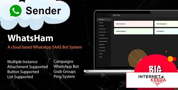 17401-WhatsHam v2.0.5 - A cloud based WhatsApp SAAS System