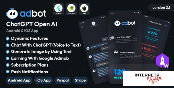 18138-AdBot v3.5.0 - ChatGPT Open AI Android and iOS App