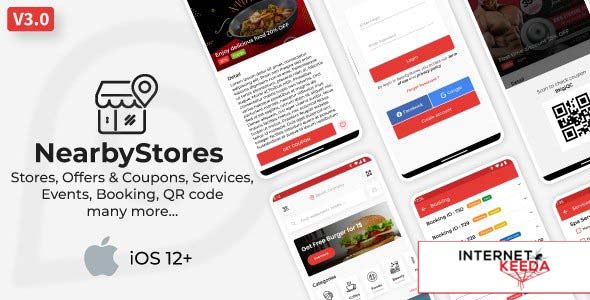 17521-Nearby Stores iOS v3.0.1 - Offers & Coupons, Events, Restaurant, Services & Booking