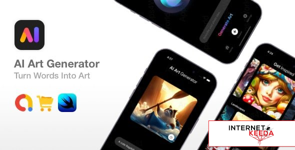 17677-AI Art Generator v1.0 - SwiftUI Art Generator Source Code