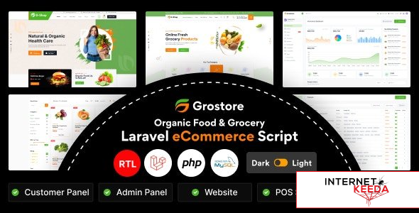 18134-GroStore v2.5.1 - Food & Grocery Laravel eCommerce with Admin Dashboard