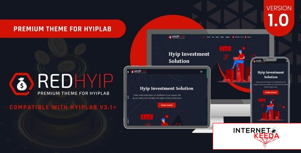 18069-RedHyip v1.0 - Premium Theme For HYIPLAB