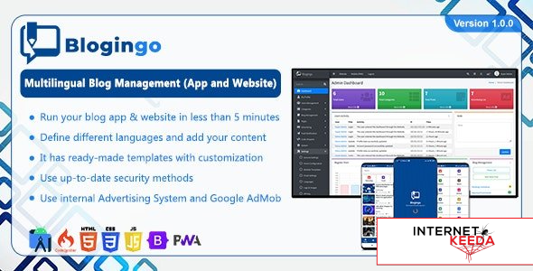 18101-Blogingo v1.0.0 - Multilingual Blog Management (App and Website)