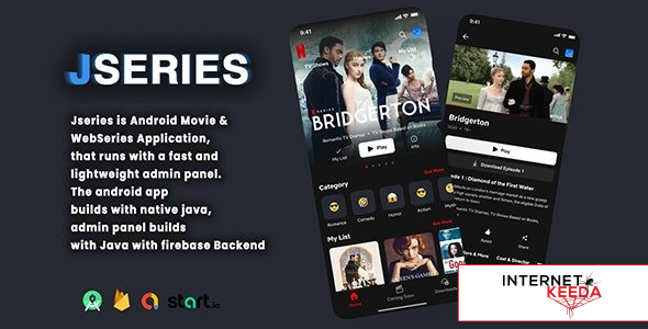 18133-Jseries v1.0 - Movie & Web Series With Firebase backend