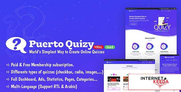 18225-Puerto Quizy v1.1 - Premium Quiz Builder Script SAAS