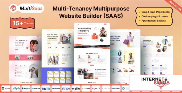 19904-MultiSaas v2.1.1 - Multi-Tenancy Multipurpose Website Builder (Saas) - 