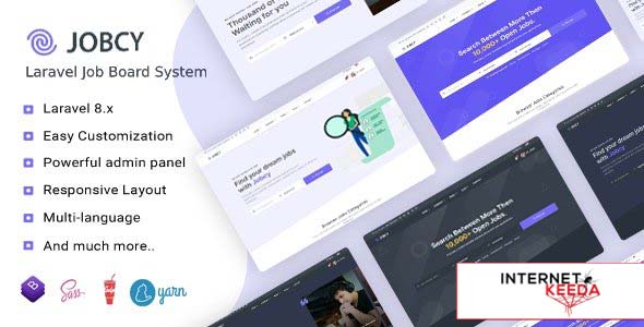 18590-Jobcy v1.11.0 - Laravel Job Board Multilingual System - 