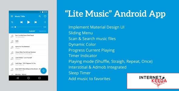 18482-Lite Music v5.1 - Android Music Player