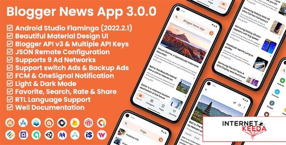 18649-Blogger News App v3.0.0 - Blogger API