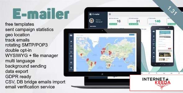 19120-E-mailer v1.31 - newsletter & mailing system