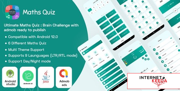 19274-Ultimate Maths Quiz v1.7 - Brain Challenge with admob ready to publish