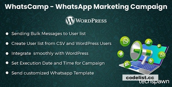 19353-WhatsCamp v1.0.1 - WhatsApp Marketing Campaign for WordPress