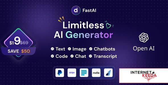 19363-FastAi v1.2.1 - SaaS AI Content Voice Text Image Chat & Code Generator