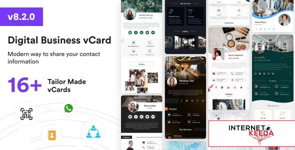 19537-VCard SaaS v8.2.0 - Digital Business Card Builder SaaS - Laravel VCard Saas