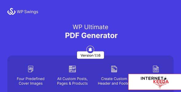 19550-WP Ultimate PDF Generator v1.1.6 - Create, Generate & Customise PDF for live WordPress pages