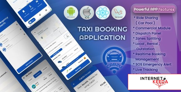 19729-Cab2u v1.3 - Taxi Solution Android & IOS + Admin Panel + Dispatch Panel