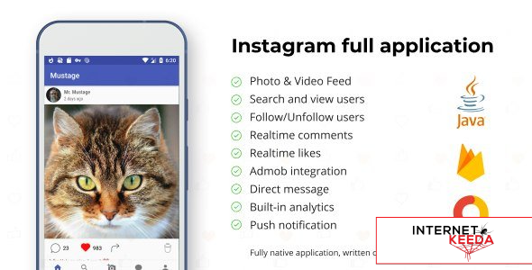 19597-Mustage v3.18 - Instagram Android Full Application + Firebase Web (Photo&Video)