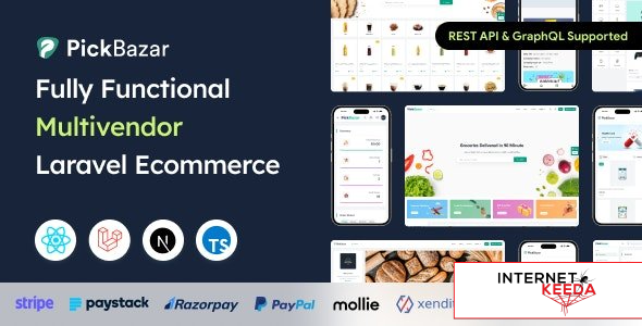 19670-Pickbazar v11.0.0 - Laravel Multivendor Ecommerce with React, Next Js, GraphQL & REST API