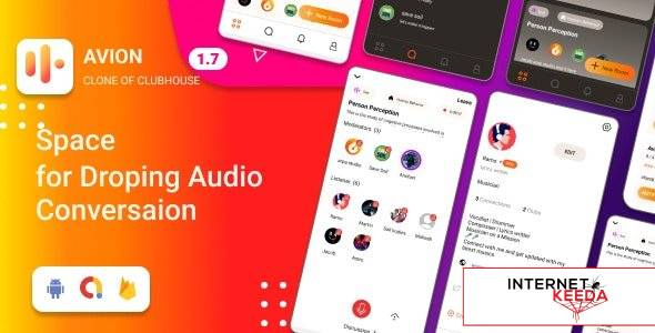 19968-Avion v1.7 - Social Audio App Clone of Clubhouse social networking app with admob