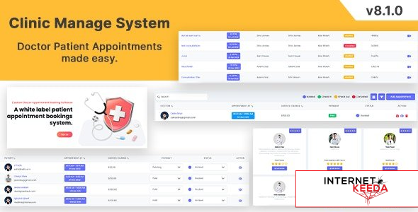 20020-Clinic Management System v8.1.0 - Doctor Patient Appointment Management System Laravel